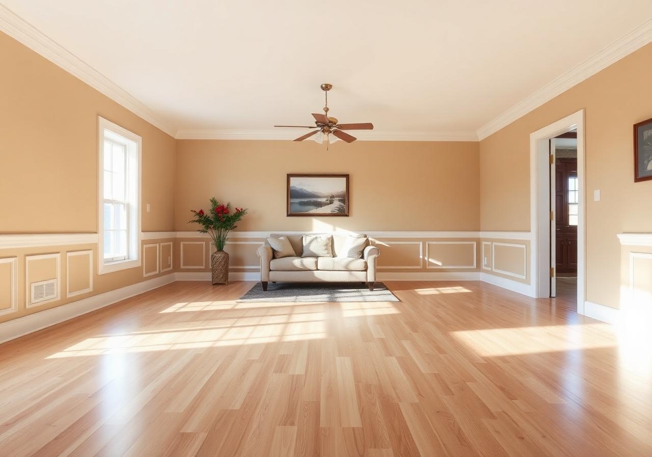 Same room fully restored